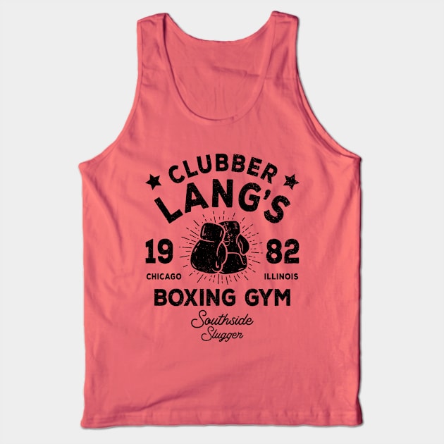 Clubber Lang's Boxing Gym Tank Top by Three Meat Curry